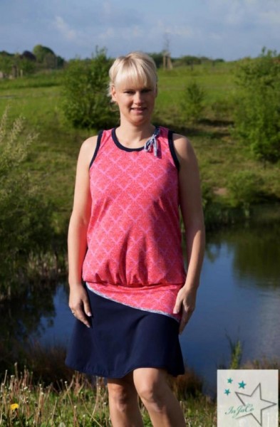 Lady Kenya, Damen-Jerseyrock, Schnittmuster