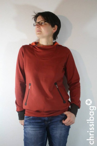 Lady Serena, Damen-Hoodie, Schnittmuster