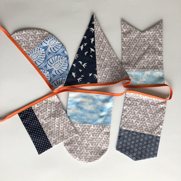 Wimpelkette selber nähen, Ebook-Schnittmuster zum Downloaden