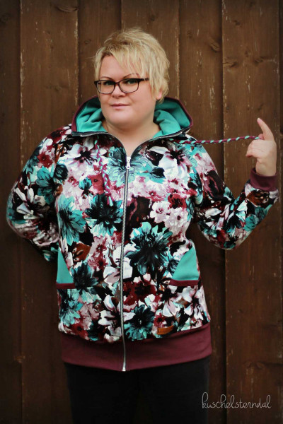 Paula XL, Plus-Size-Raglanjacke, Schnittmuster