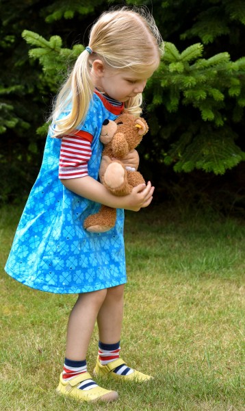 Schnittmuster Kinderkleid Sweat Jersey