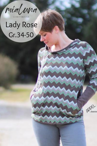 Lady Rose, Damenshirt, Schnittmuster