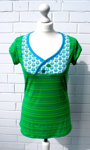 Lady Carolyn, Damenshirt mit Einsatz, Schnittmuster