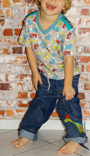 Shirt-Schnittmuster V-Ausschnitt