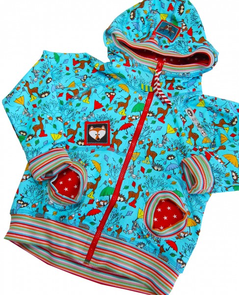 HUGO, Sweatjacke, Schnittmuster