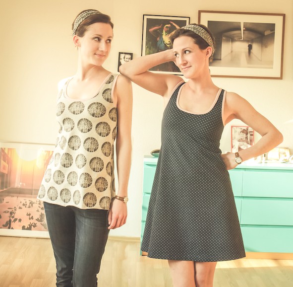 Lupita, Kleid & Top, Milchmonster Papierschnittmuster