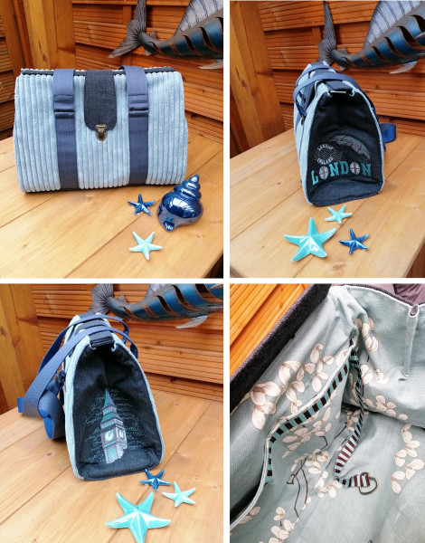 Digital-Schnittmuster Doktortasche Handtasche im modernen Retrostil