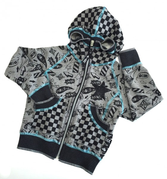 BANDITO, Sweatjacke, Schnittmuster