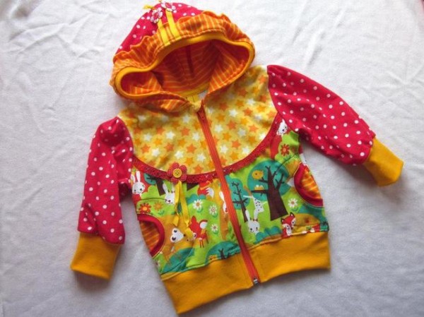 Bella, Mädchen-Sweatjacke, Schnittmuster