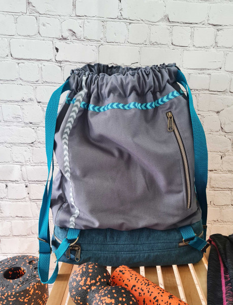 Freitzeit- oder Sportrucksack farbenmix Ebook zum selber nähen