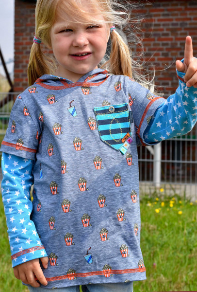 XATER, Skatershirt, Schnittmuster