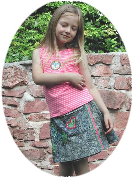 AMRUM, Wickelrock / Top, Papierschnittmuster