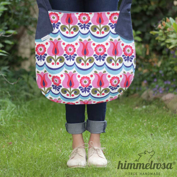 Nähanleitung Beuteltasche zum Wenden mit Schnittmuster zum Ausdrucken