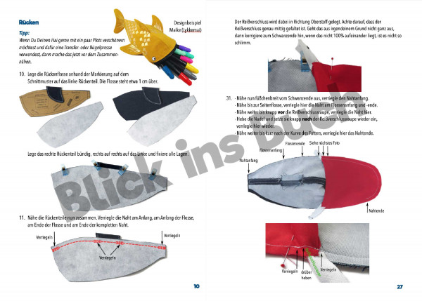 WalHai Papierschnittmuster Booklet Vorschau der Nähanleitung