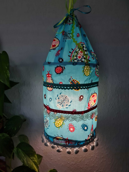 Nähanleitung Lampenschirme Boho-Stil für Garten und Balkon