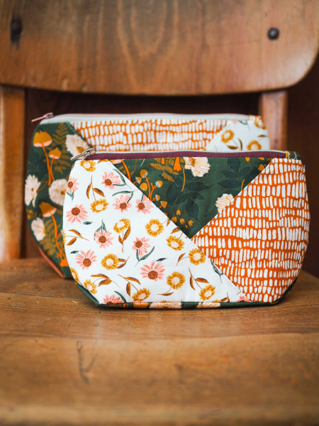 Ebook Schnittmuster Täschchen Trikki in Patchworkoptik von sitztwackeltundhatluft