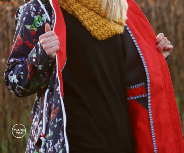 Lady Cadiz, Damenparka - Softshelljacke, Schnittmuster mialuna