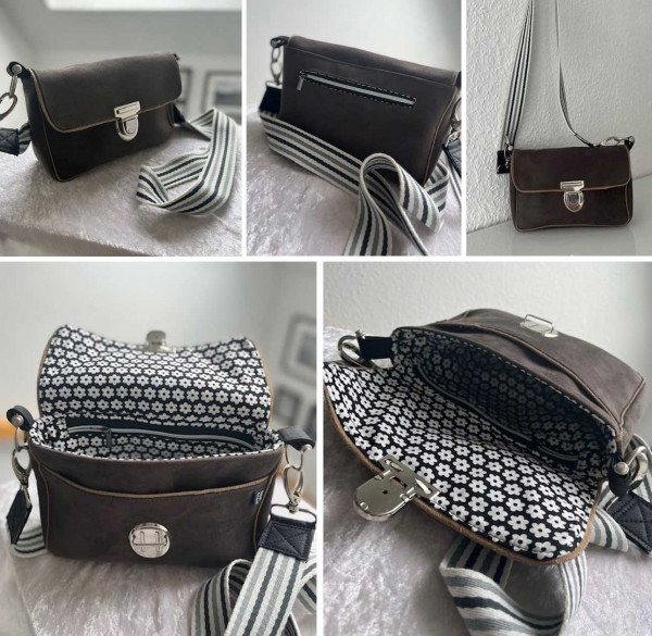 Umhängetasche Idde Schnittmuster Ebook von Puschenhexe