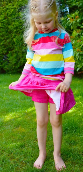 Jerseyrock mit Leggins Nähanleitung