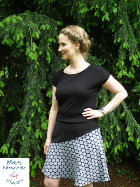 Lady Kenya, Damen-Jerseyrock, Schnittmuster