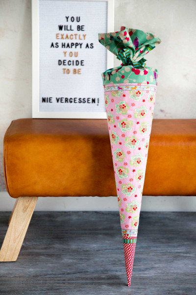 Zuckertüte nähen - Freebie Anleitung & Schnittmuster von farbenmix