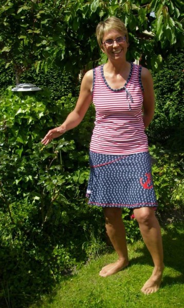 Lady Kenya, Damen-Jerseyrock, Schnittmuster