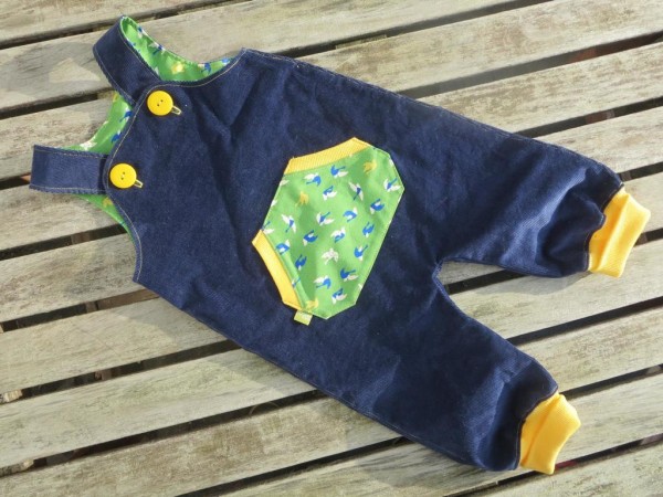 Strampelhose/Trägerhose, Klimperklein, Schnittmuster