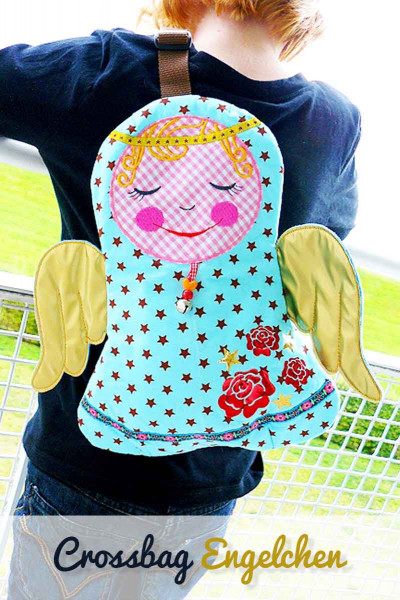 Taschenschnittmuster Crossbag Engelchen/Matroschka von farbenmix