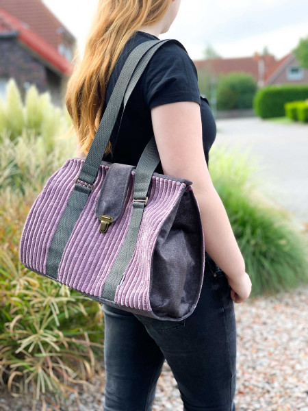 Digital-Schnittmuster Doktortasche Handtasche im Retrostil