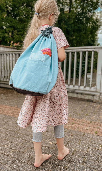 XL-Turnbeutel Matchbeutel Nähanleitung plus Schnittmuster zum Ausdrucken