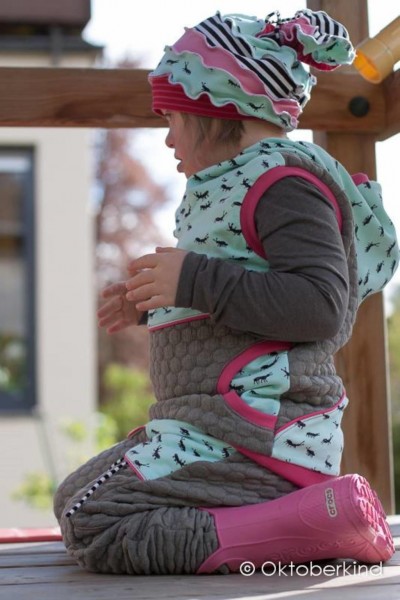 Mia's Tullelue, Beanie für Kinder mit Downsyndrom, Schnittmuster