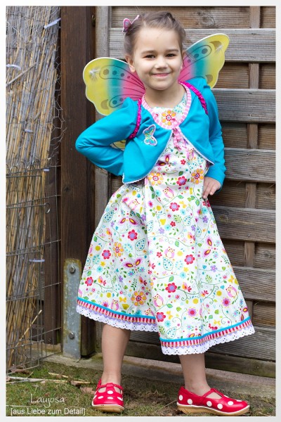 Schnittmuster Kinder Sommerkleid aus Baumwolle - Unique von farbenmix