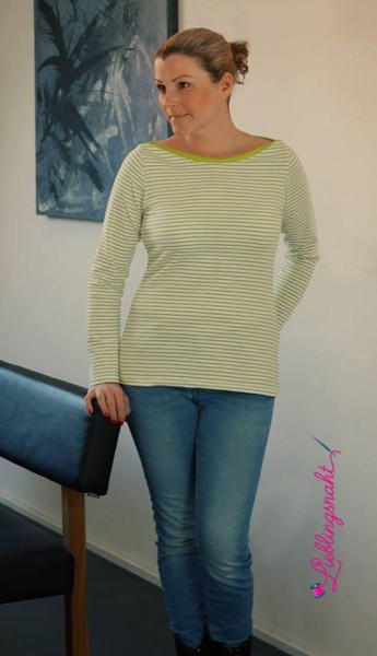 Lady Mariella, U-Boot-Shirt, Schnittmuster