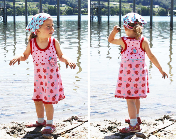 Einfach zu nähendes Jerseykleid, Ebook-Schnittmuster zum Downloaden