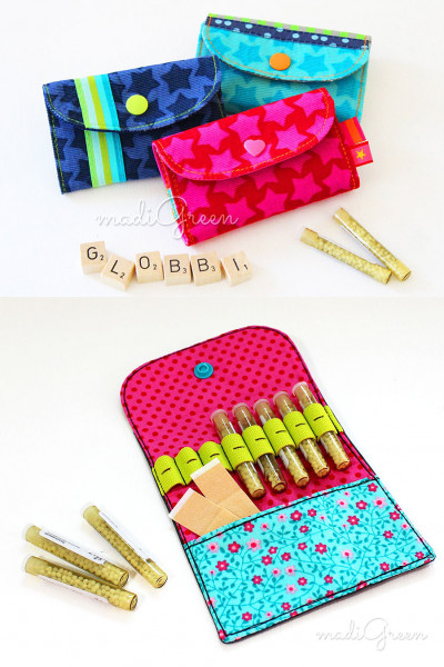 Globuli Täschchen nähen - Gratis Nähanleitung zum Downloaden