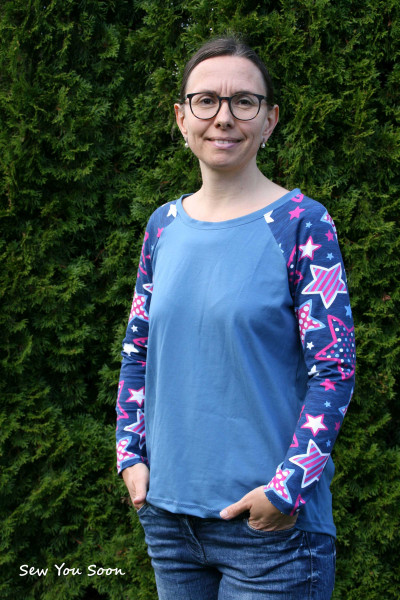 Lady Mary, Damen-Raglanshirt und Pulli, Schnittmuster