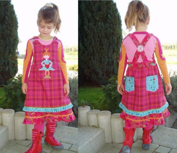 GESKE, Kinder-Trägerkleid, Schnittmuster