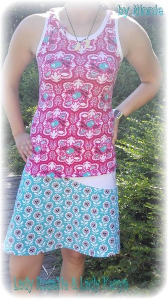 Lady Kenya, Damen-Jerseyrock, Schnittmuster