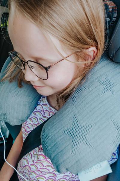 Nackenhörnchen Schnittmuster mit integrierter Tasche und Kabelöffnung