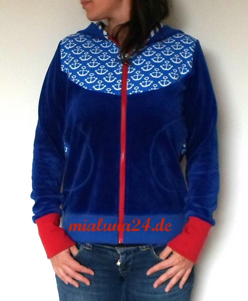 Lady Bella, Sweatjacke, Schnittmuster