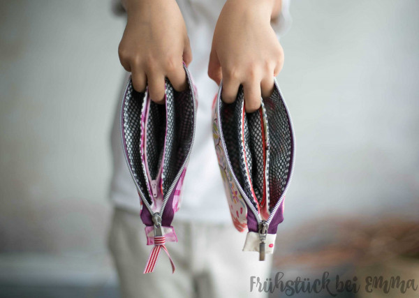 PDF-Schnittmuster Geldbörse mit Fächern und Reißverschluss