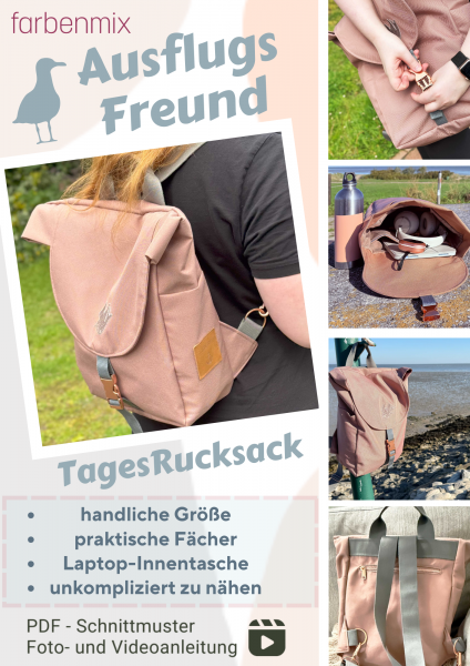 AusflugsFreund, RucksackTasche, Begleiter für jeden Tag und Ausflug
