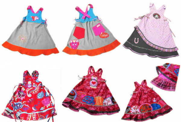 GESKE, Kinder-Trägerkleid, Schnittmuster