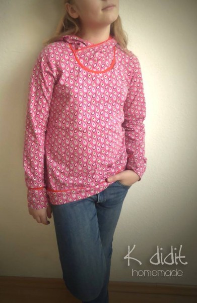 Serena, Kinder-Hoodie, Schnittmuster