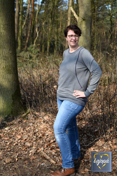 Big Lady Ruby, Plus-Size-Sweatshirt, Schnittmuster