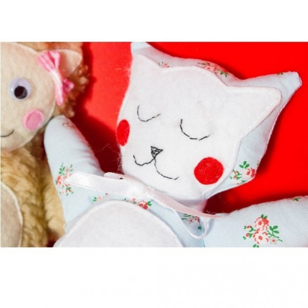 Stofftier Katze selber nähen