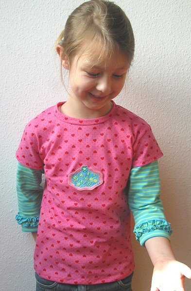 QUIARA, Basic-Kindershirt, Schnittmuster