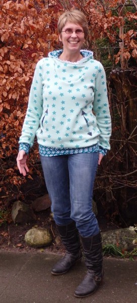 Lady Serena, Damen-Hoodie, Schnittmuster