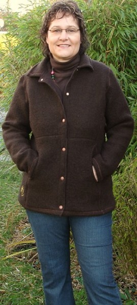 PELLWORM, Damen Fleecejacke, Schnittmuster