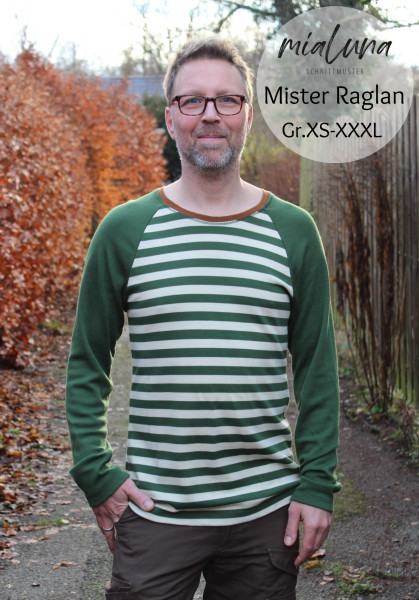 Mister Raglan, Herrenshirt mit Raglanärmeln, Schnittmuster Mister Raglan, Herrenshirt mit Raglanärmeln, Schnittmuster